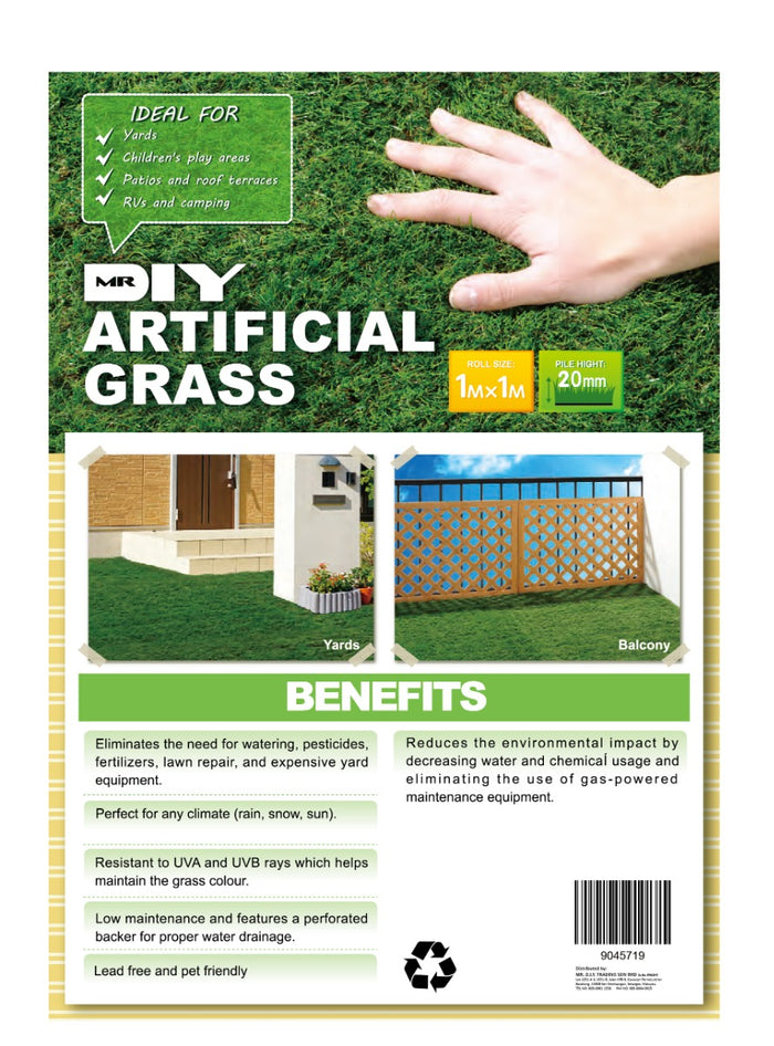 20mm 1M X 1M PX 2 SERIES Artificial Grass