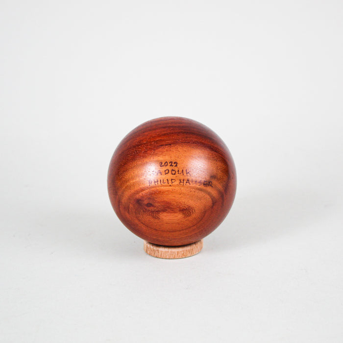 4" Padouk Sphere