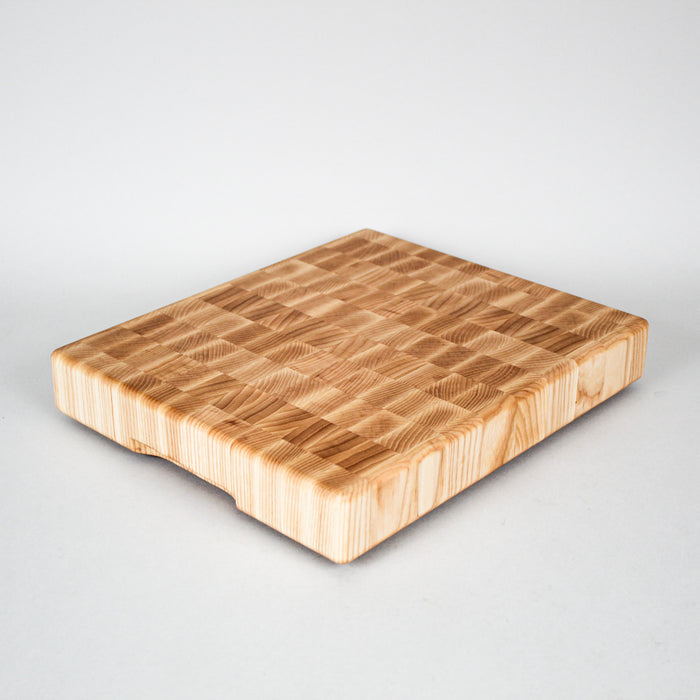Ash End Grain Cutting Board 10 x 12 x 1.75"