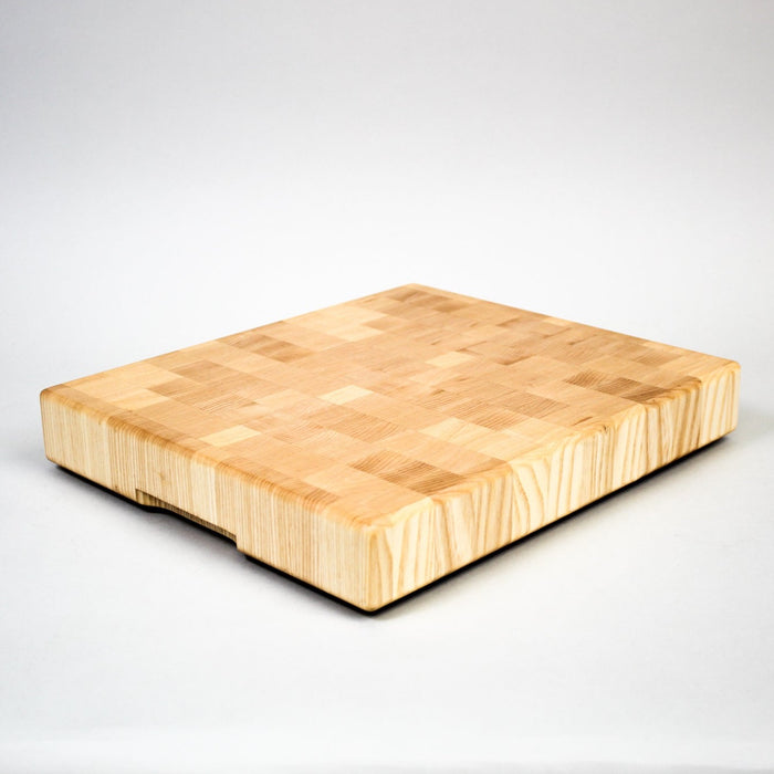 Ash End Grain Cutting Board 12 x 14 x 2