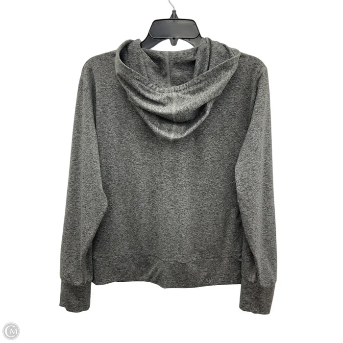 Athletic Jacket By Quince In Grey, Size: M