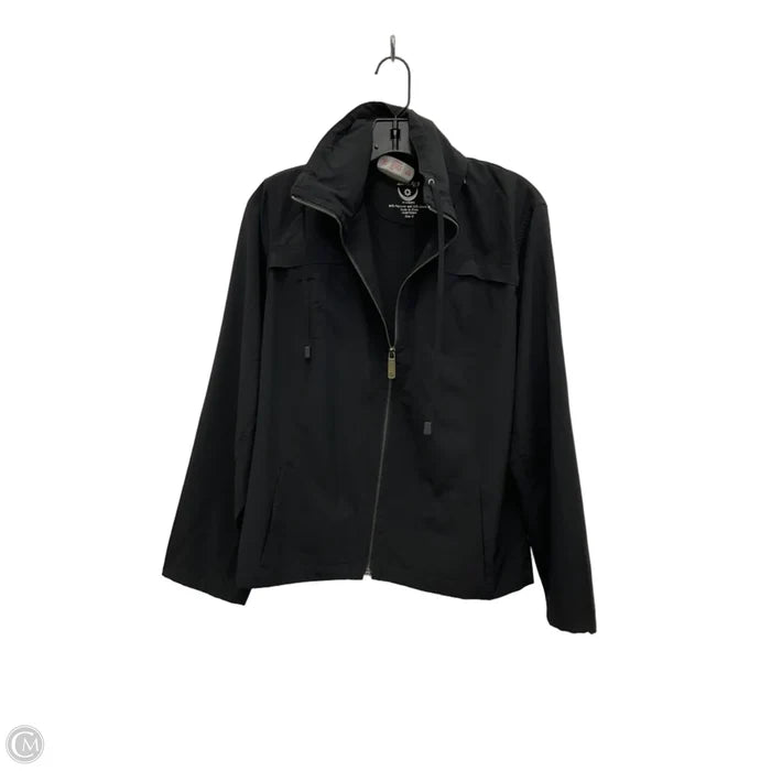 Athletic Jacket By Zenergy By Chicos In Black, Size: S