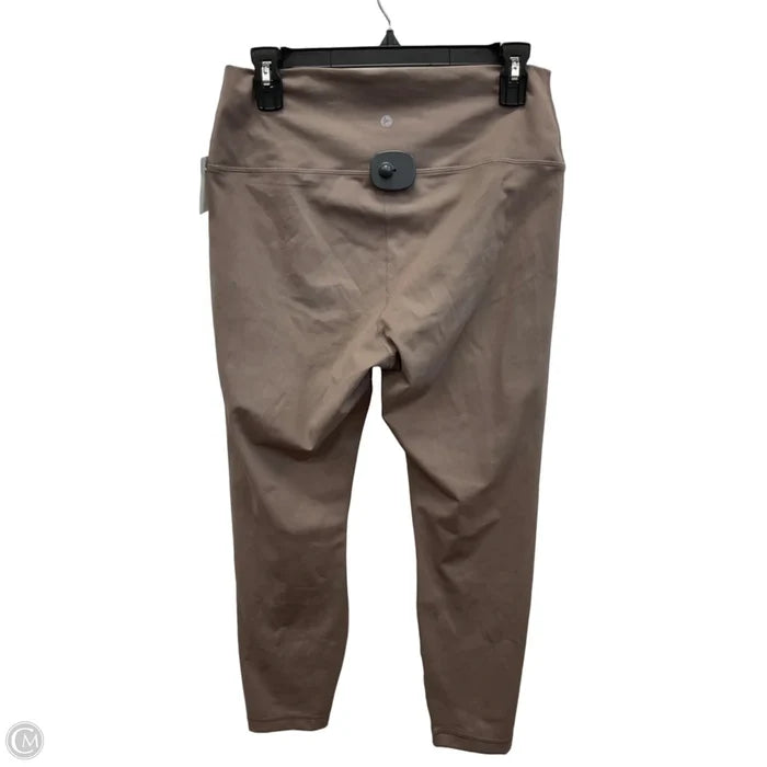 Athletic Leggings By 90 Degrees By Reflex In Beige, Size: Xl