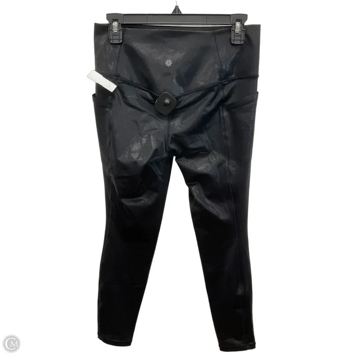 Athletic Leggings By Athleta In Black, Size: M