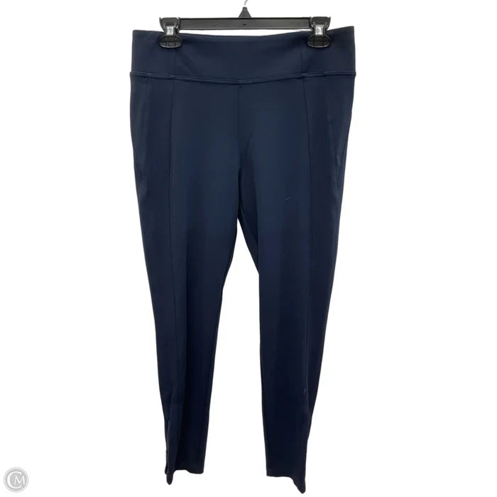 Athletic Leggings By Athleta In Navy, Size: L