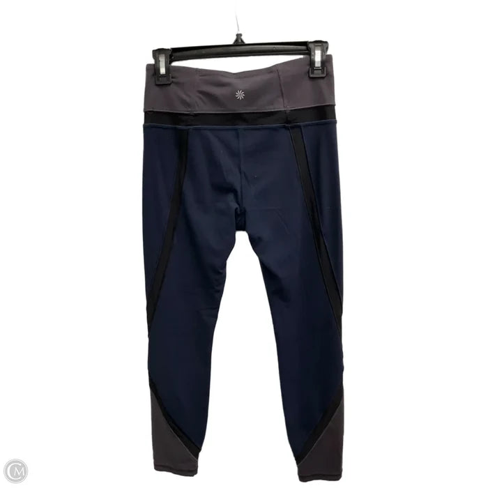 Athletic Leggings By Athleta In Navy, Size: S
