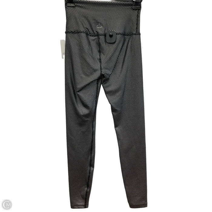 Athletic Leggings By Beyond Yoga In Black & Silver, Size: S