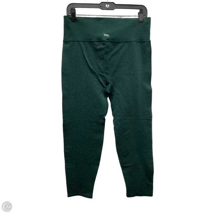 Athletic Leggings By Dsg Outerwear In Green, Size: Xl