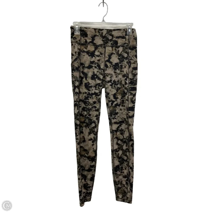 Athletic Leggings By Lululemon In Black & Brown, Size: 6