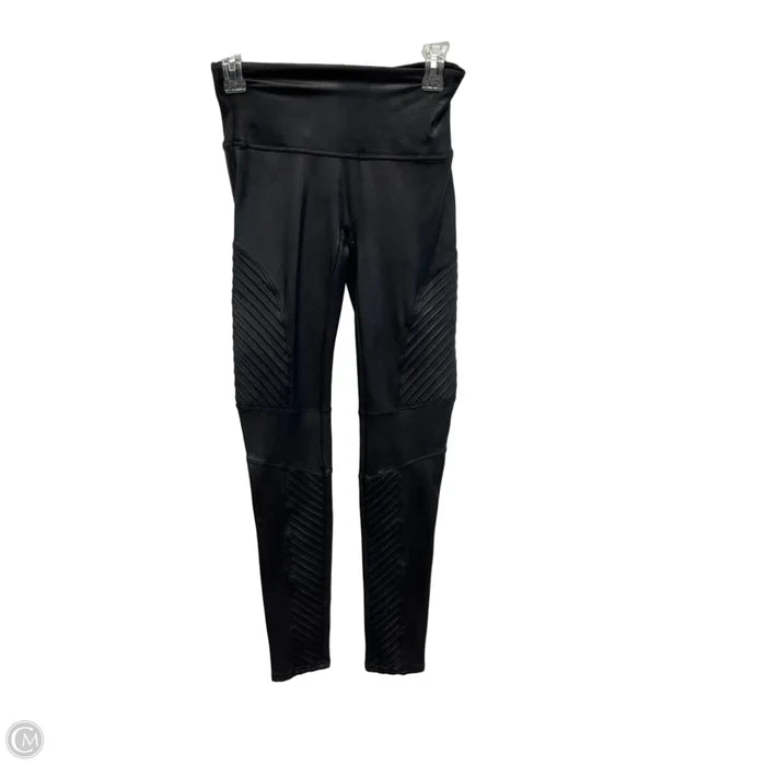 Athletic Leggings By Spanx In Black, Size: M