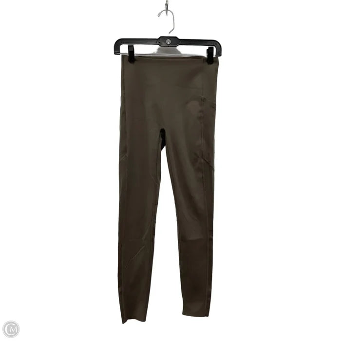Athletic Leggings By Spanx In Brown, Size: Xs