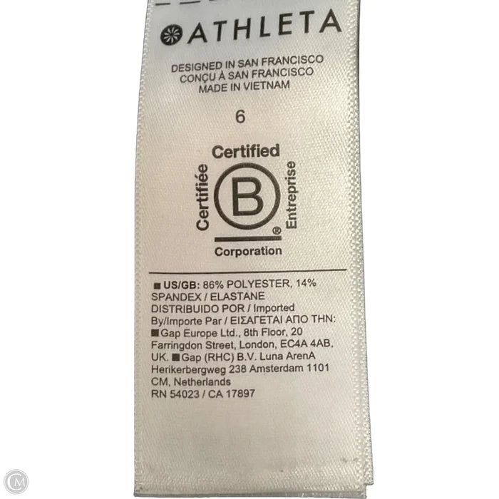 Athletic Pants By Athleta In Black, Size: 6