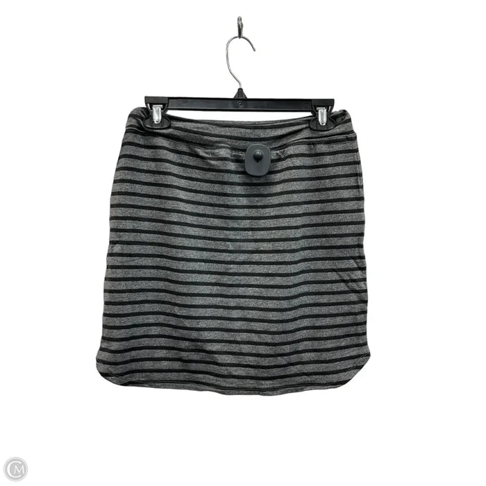 Athletic Skirt By Sundry In Black & Grey, Size: S