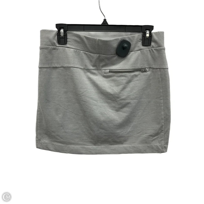 Athletic Skort By Athleta In Striped Pattern, Size: S
