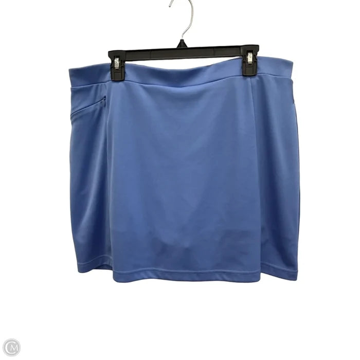 Athletic Skort By Clothes Mentor In Blue, Size: Xl
