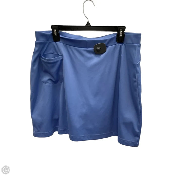 Athletic Skort By Clothes Mentor In Blue, Size: Xl