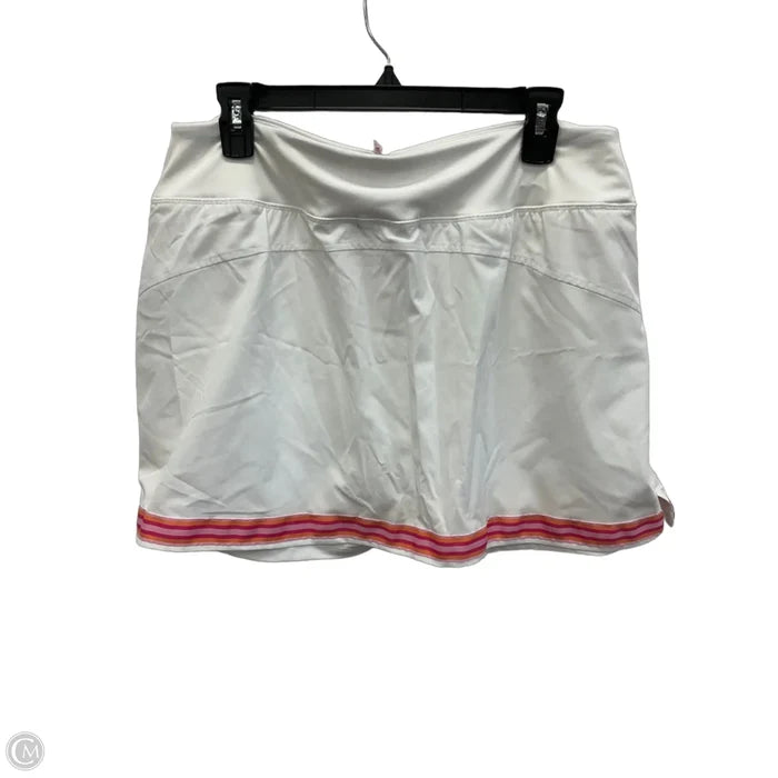 Athletic Skort By Clothes Mentor In White, Size: Xl