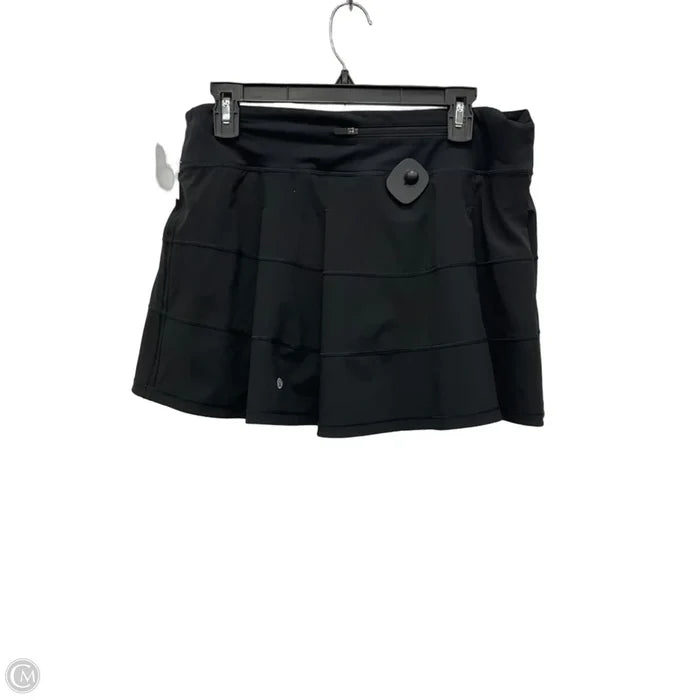 Athletic Skort By Lululemon In Black, Size: 10