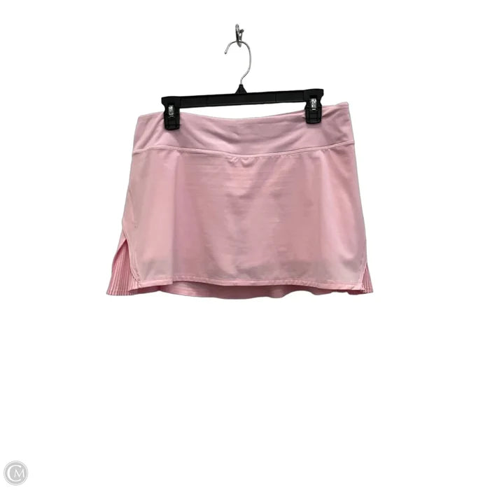 Athletic Skort By Lululemon In Pink, Size: 10