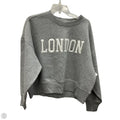 Athletic Sweatshirt Crewneck By Lou And Grey In Grey, Size: S