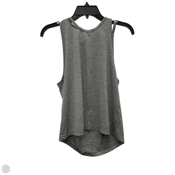 Athletic Tank Top By Nike Apparel In Grey, Size: S