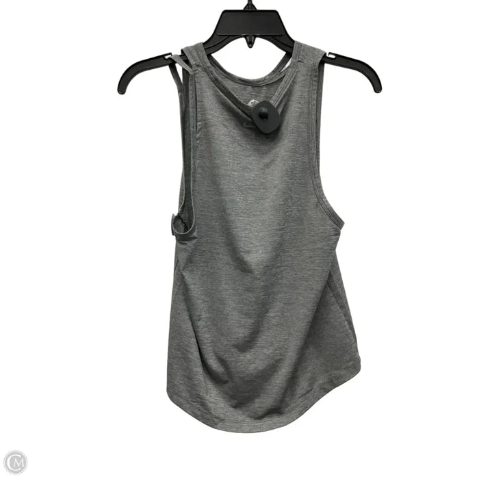 Athletic Tank Top By Nike Apparel In Grey, Size: S