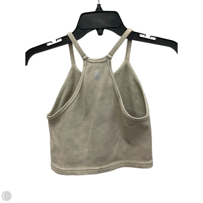 Athletic Tank Top By Cmb In Beige, Size: M