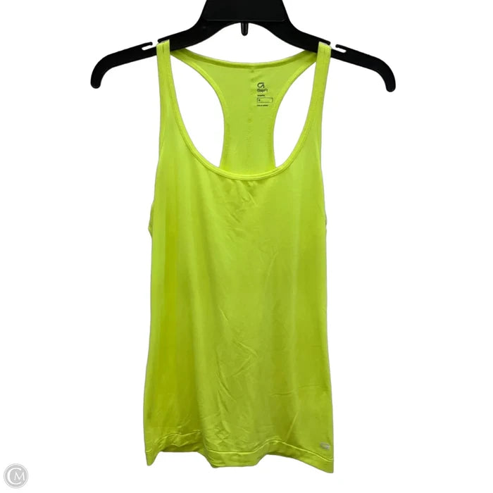 Athletic Tank Top By Gapfit In Yellow, Size: S