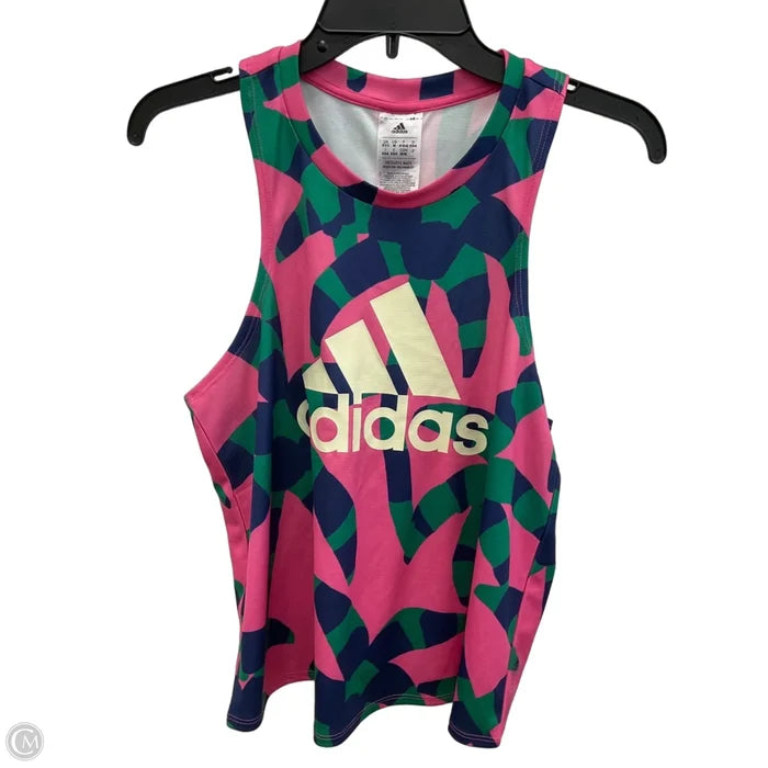 Athletic Tank Top By Adidas In Multi-colored, Size: M