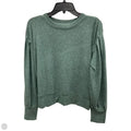 Athletic Top Long Sleeve Crewneck By Cmb In Green, Size: M