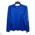 Athletic Top Long Sleeve Crewneck By Columbia In Blue, Size: L