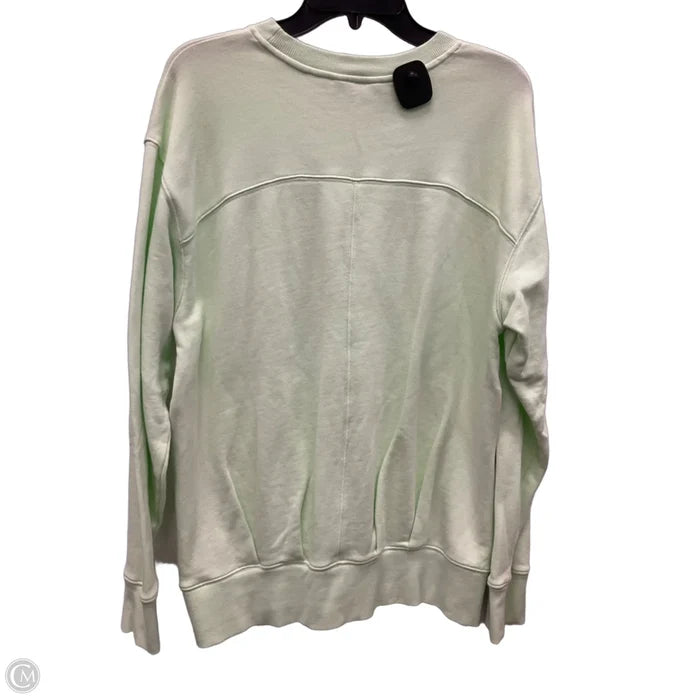 Athletic Top Long Sleeve Crewneck By Dkny In Green, Size: Xl