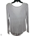 Athletic Top Long Sleeve Crewneck By Donna Karan In Purple, Size: S