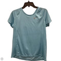Athletic Top Short Sleeve By Nike Apparel In Blue, Size: L