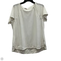 Athletic Top Short Sleeve By Talbots In White, Size: Xlp