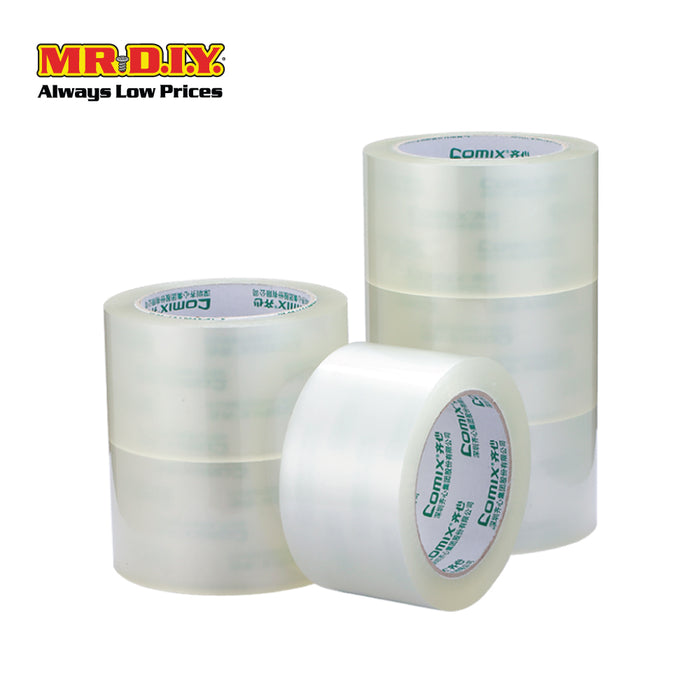 [BEST SELLER] COMIX OPP Tape (6 pieces)(6cm x 91m)