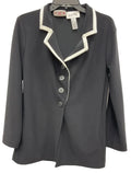 Blazer By Joseph Ribkoff In Black, Size: 6