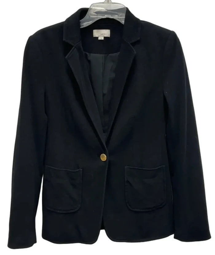 Blazer By Loft In Black, Size: S