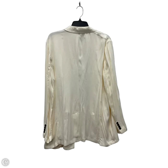 Blazer By Worthington In Cream, Size: Xl