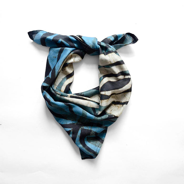 Block Print Bandana  - Square Scarf