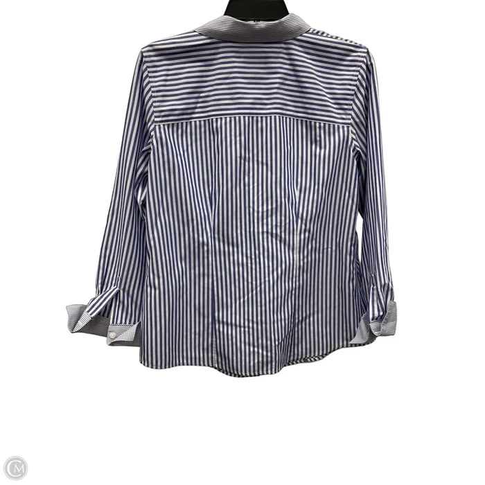 Blouse Long Sleeve By Chicos In Blue, Size: S