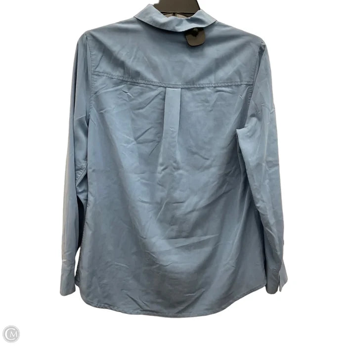 Blouse Long Sleeve By Chicos In Blue, Size: S