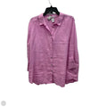 Blouse Long Sleeve By Chicos In Pink, Size: 16