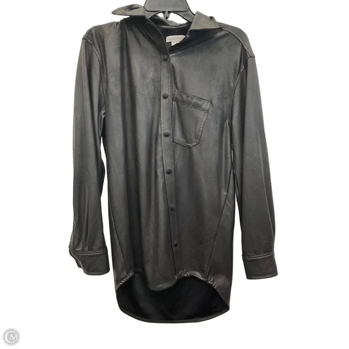 Blouse Long Sleeve By Gianni Bini In Black, Size: Xs