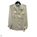 Blouse Long Sleeve By Inc In Cream, Size: M