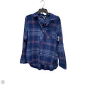 Blouse Long Sleeve By Orvis In Blue, Size: M