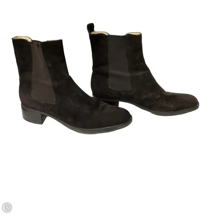Boots Ankle Flats By Ann Taylor In Brown, Size: 8