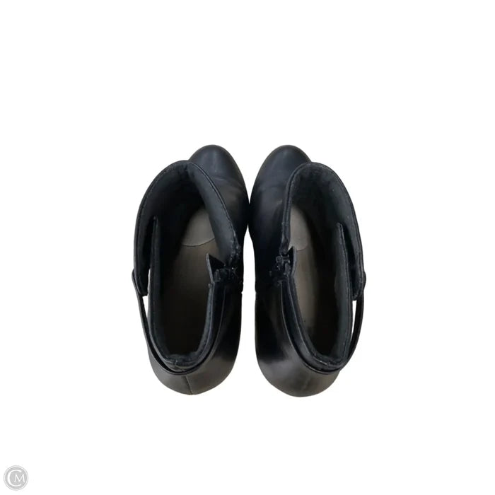 Boots Ankle Heels By Clarks In Black, Size: 7