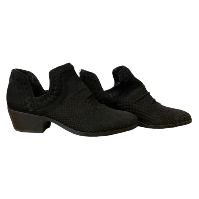 Boots Ankle Heels By Vince Camuto In Black, Size: 9.5