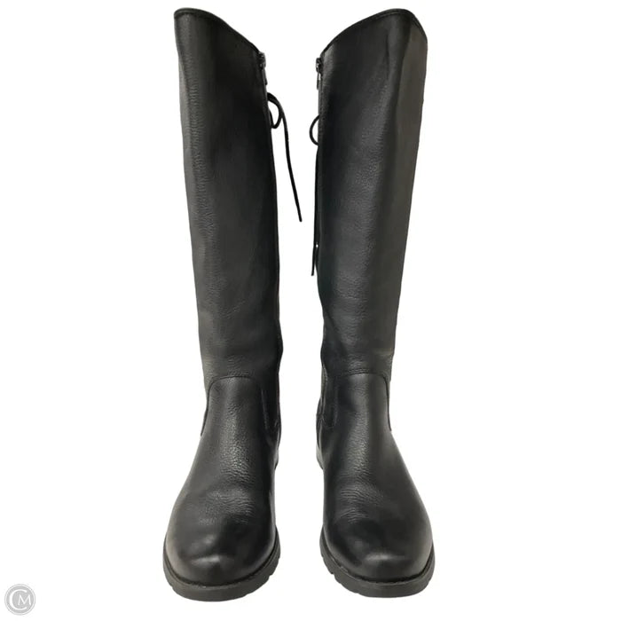 Boots Knee Flats By Sofft In Black, Size: 8.5